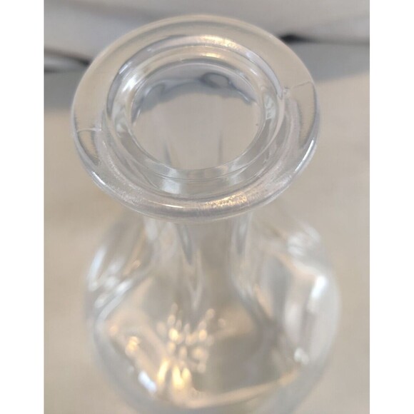 Vintage~10"Tx6"W Liquor/Wine Decanter~Very Heavy Glass-Whiskey, Brandy - Picture 6 of 7